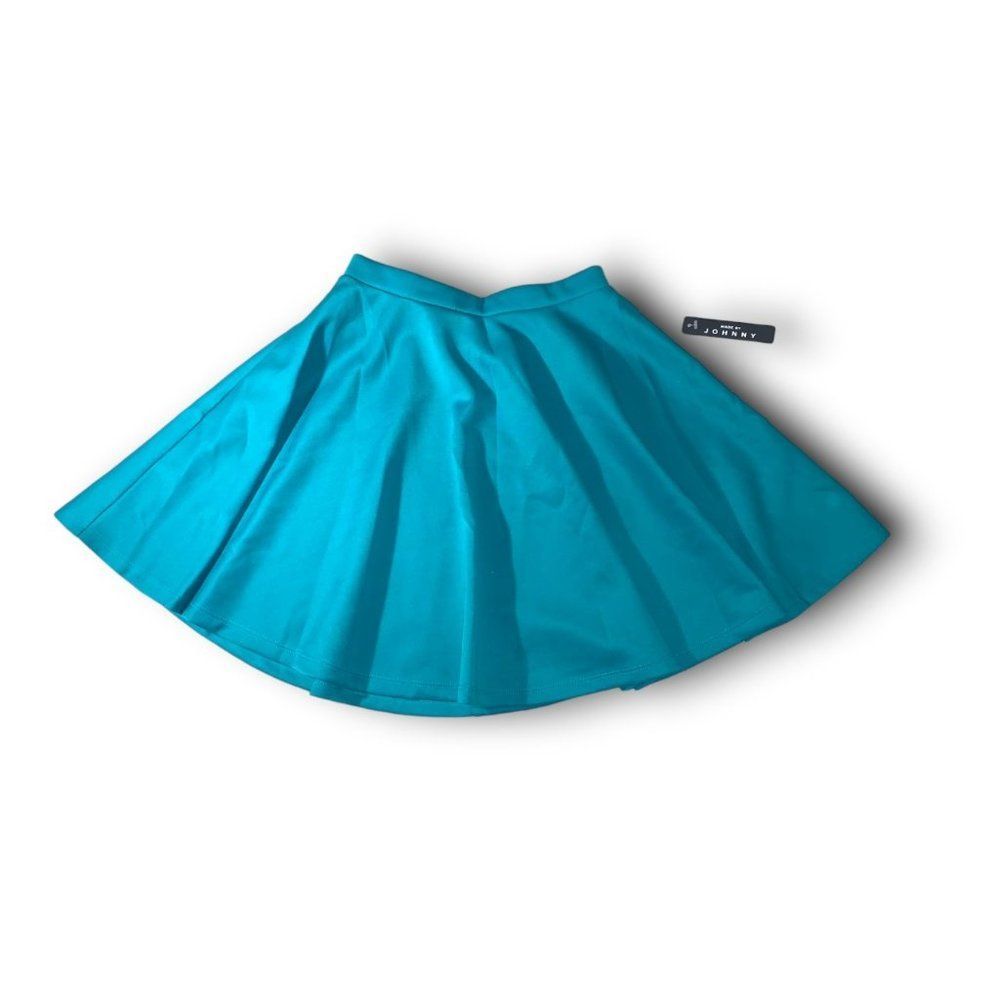 Kelly Green High Waisted A-line Medium Length Skirt w/ tags